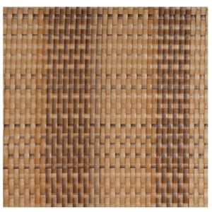 Rollo de ratán trenzado (marrón y beige) 90x300 cm