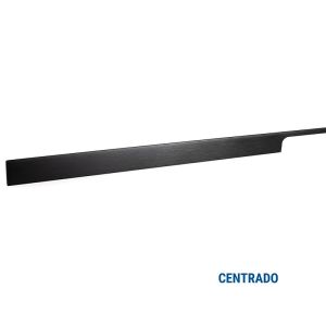 Tirador aluminio peak acabado negro cepillad dist. 1760mm.