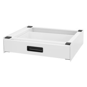 Bastidor de conexión para lavadora con cajón 60,5x55cm acero blanco