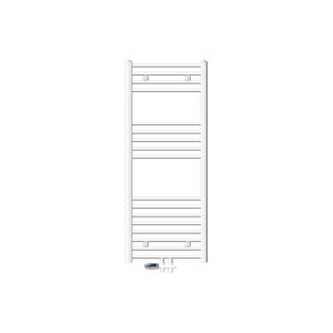 Radiador de baño conexión central 500 x 1200 mm blanco