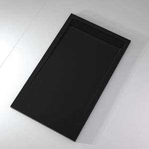 Plato de ducha pizarra clever negro  70x190 cm rejilla color