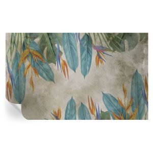 Murales autoadhesivos flores tropicales 416x254 tulup