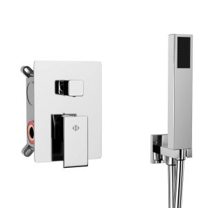 Kit de ducha empotrable orion monomando cromo - gme