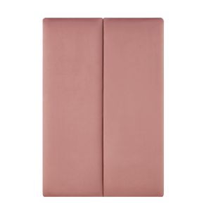 Set de 2 paneles de pared carpino terciopelo 90x30cm - rosa [neu.haus]
