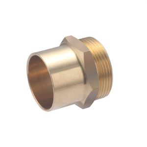 Conector de latón para soldar ø40 - macho roscado 1 1/2