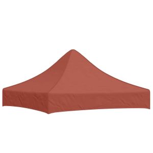 vidaXL techo de carpa para celebraciones terracota 2x2 m 270 g/m²