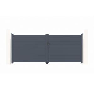 Pack portón eléctrico batiente eiger 4m h.160cm + motor hicker b200