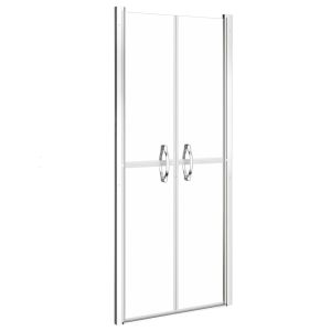 vidaXL puerta de ducha transparente esg 91x190 cm