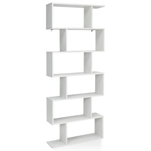 Librería en forma de s 80 x 23 x