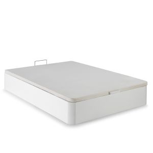 Canapé abatible 135x190 cm, color blanco