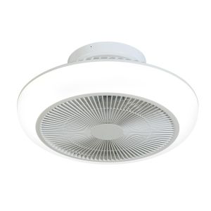 Ventilador de techo motor dc 46cm LED 44w cct dim blanco
