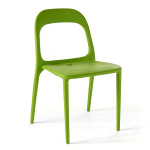 Oviala - silla de plástico de jardín verde