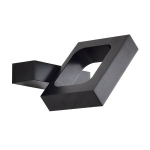 Aplique LED de exterior orientable tida negro con luz neutra ip54