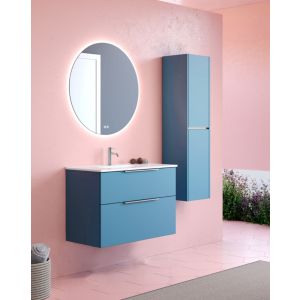 Mueble de baño suspendido con lavabo cerámico | 90 cm  island mate