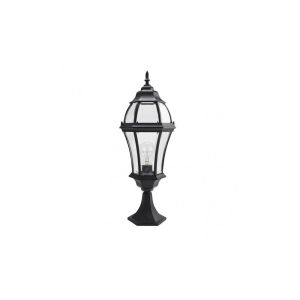 Becrux street light 1xe27 aluminium / crystal black