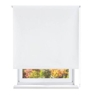Home mercury- estor enrollable opaco, blackout  (blanco,90x180cm)