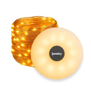 Guirnalda portátil de cuerda 10m roly
