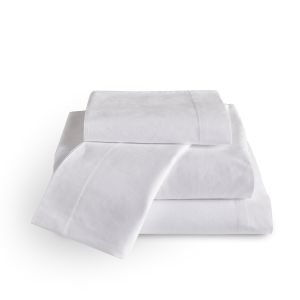 Juego sábanas 135x200 pikolin home algodón 300 hilos blanco
