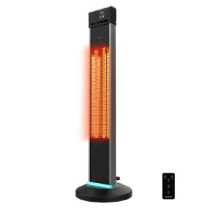 Cecotec calefactor eléctrico de exterior de torre readywarm 2000 power