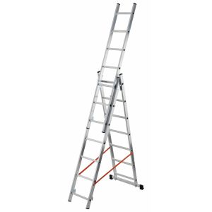 Gierre-al415-escalera 3 tramos combinada de aluminio modula 3x9