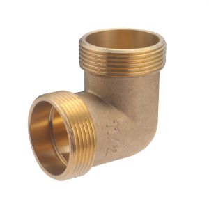 Codo de latón macho para atornillar (1' 1/2)