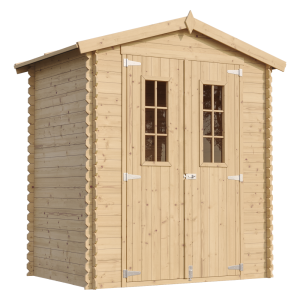 Caseta de jardín de madera 1.98 m² Timbela m367c+m367g