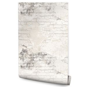 Papel Pintado Efecto Hormigón 3D Ladrillo Para Dormitorio 53 cm x 10 m