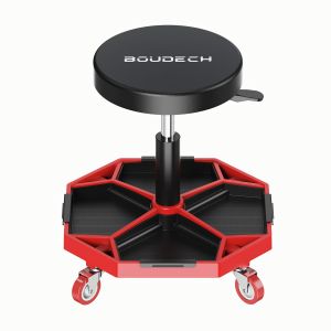 Mekatronix - taburete de taller porta herramientas 150kg altura regulable
