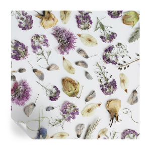 Papel pintado autoadhesivo flores secas 250x250 tulup