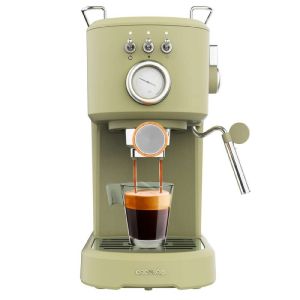 Cecotec máquina de café espresso power espresso 20 retro verde