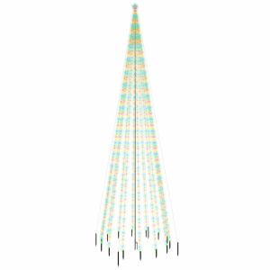 vidaXL árbol de navidad con pincho 1134 LED de colores 800 cm