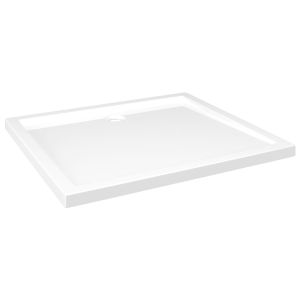 vidaXL plato de ducha rectangular blanco abs 80x90 cm