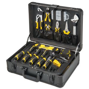 Kit de mantenimiento con maletín de aluminio 142 piezas stmt98109-1 stanley