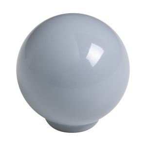 Tirador esfera abs 34mm gris brillo, lote de 50