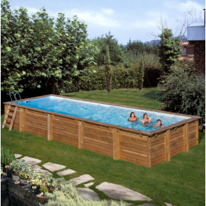 piscina gre rectangular madera mint 10 mts x 4.27 mts x 1.46 mts alto