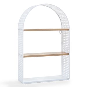 Estantería de pared jäller 53x35x14 cm - blanco [en.casa]