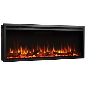 Chimenea eléctrica BALDERIA Atalanta 50 - empotrable, 1500 w - negro