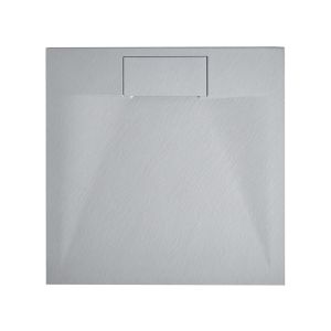 Plato de ducha azzurro 90 x 90 x 3 cm gris