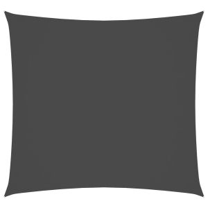 Toldo de vela rectangular tela oxford gris antracita 2,5x3 m