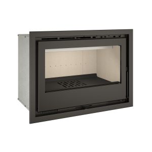 Tj - chimenea insertable de leña con turbinas modelo flama 80 de 7,4 kw