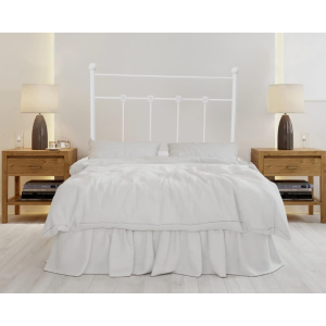 Cabecero forja ducal de 90 blanco 98x125x4.