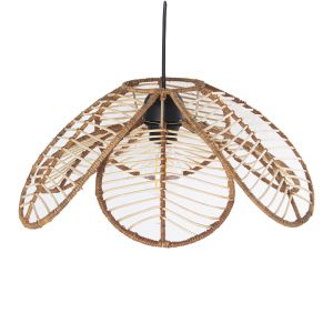 Lampara techo ratan natural 1xE27, 1x40w