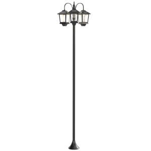 Farola solar 40x34.5x188 cm abs, aluminio Outsunny
