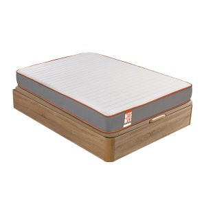 Colchón 135x190 y canapé rap natural 22cm montaje y retirada incluida