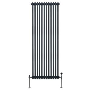 Radiador tradicional vertical de 2 columnas - 1800x562mm - gris