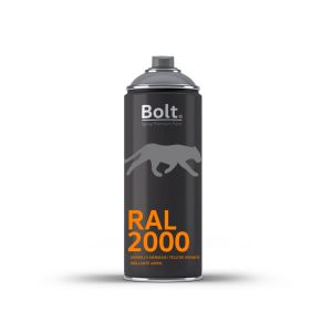 Spray bolt premium acrilico brillante ral 400 ml (ral 2000 )
