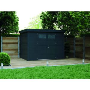 CASETA METALICA JARDIN NOVO HABITAT NH8 ANTRACITA