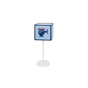 Helicoptero table lamp 1xe14 textile blue