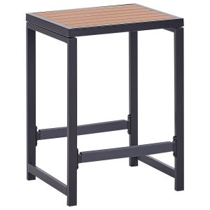 Silla de bar de jardín avetrana metal negro