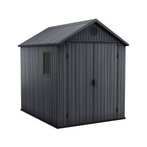 Caseta de exterior darwin 6x8 de keter. 190x244x221 cm - gris